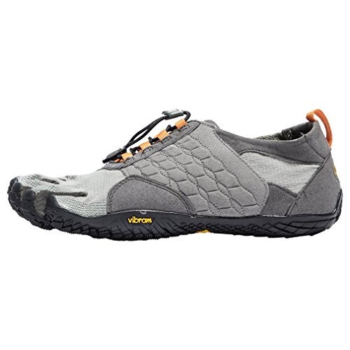Vibram Men's FiveFingers Trek Ascent Shoe, Grey/Black/Orange, 42 EU / 9-9.5 US - Image 1