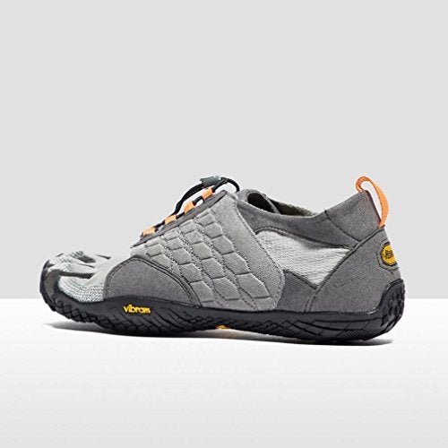 Vibram Men's FiveFingers Trek Ascent Shoe, Grey/Black/Orange, 42 EU / 9-9.5 US - Image 3