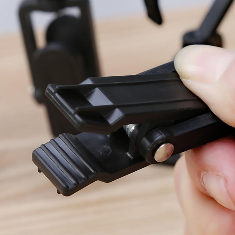 10Pcs Black Plastic Windproof Clips For Outdoor Camping Tent Guy Line And Picnic Accessories - Image 5