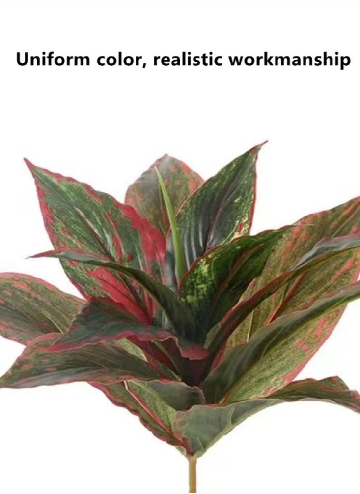 Kutis 1-Piece Artificial Plant with Pot for Home Garden Décor Multicolor 32x28 cm  - Image 3