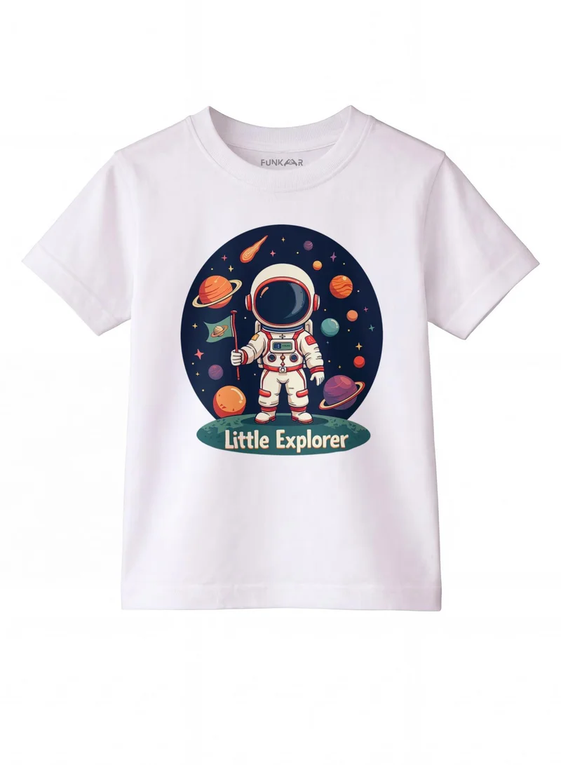 Funkaar Funkaar Little Explorer Astronaut Print T-shirt