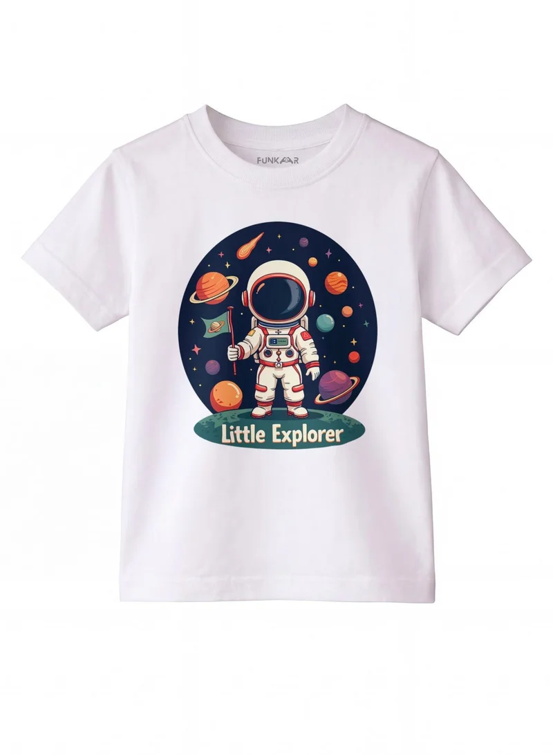 Funkaar Funkaar Little Explorer Astronaut Print T-shirt