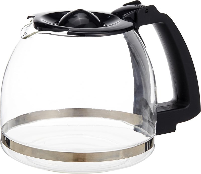 كابريسو إبريق زجاجي من كابريسو بسعة 10 أكواب مع غطاء لآلة القهوة CoffeeTeam GS، أسود - Image 1