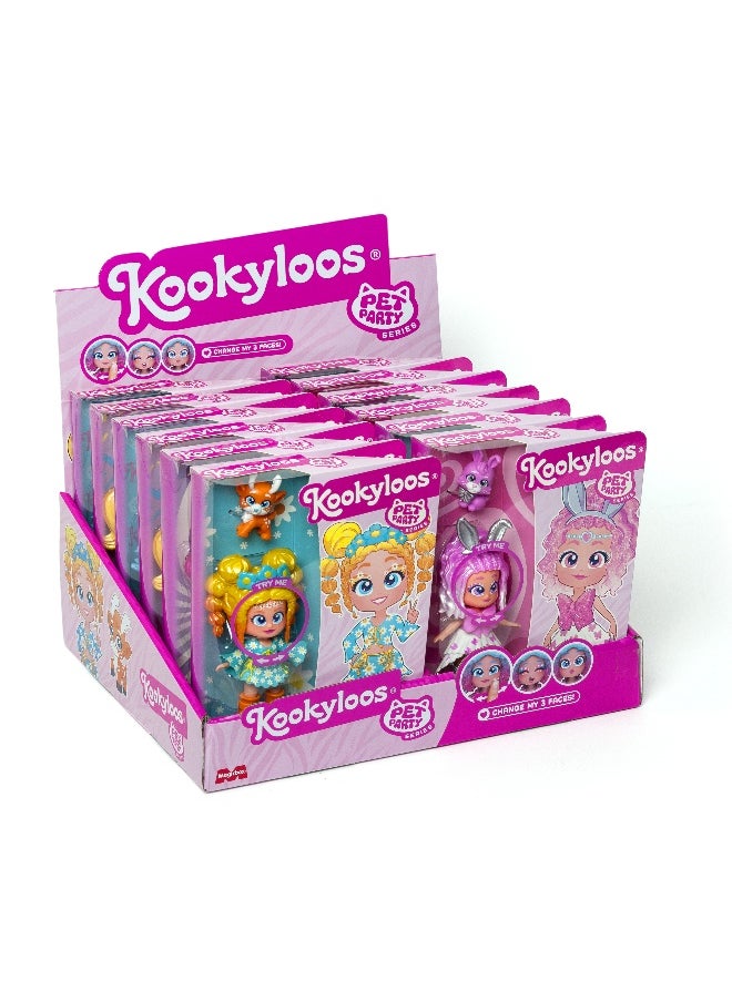 magic box KOOKYLOOS PETS PARTY - Dolls Asst.8 - Display  2x12 (V.0)  - Image 2