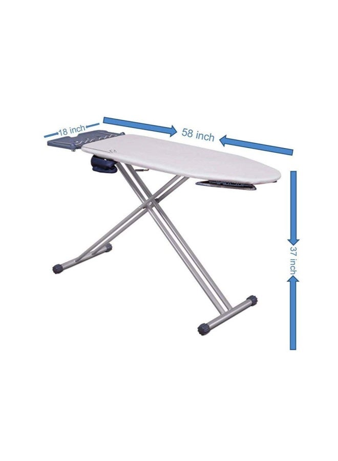 Mabel Home Mabel Home Ironing Board with ExtraWide Surface 8 Features Retractable Shoulder Wings Adjustable Height 100 Cotton Cover  - Image 4