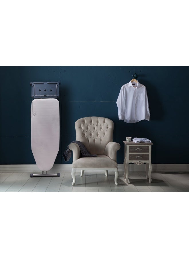 Mabel Home Mabel Home Ironing Board with ExtraWide Surface 8 Features Retractable Shoulder Wings Adjustable Height 100 Cotton Cover  - Image 3