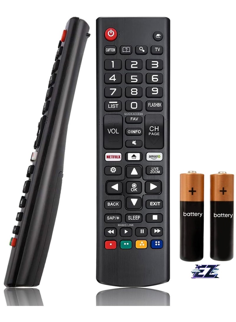 ELTRAZONE Universal Replacement Remote Control Fit for LG Smart TV All Models LCD LED 3D HDTV AKB75095307 AKB74915305 AKB75375604 with battery - Image 1