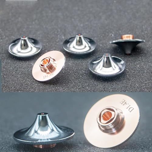 YumiDaya Laser Cutting Nozzle 5 Pcs,for Fiber Laser Cutting Head Dia.28mm High Speed Fiber, Laser Nozzle Double Layer D28 H15 M11 Caliber (D1.2E*5PCS) - Image 4