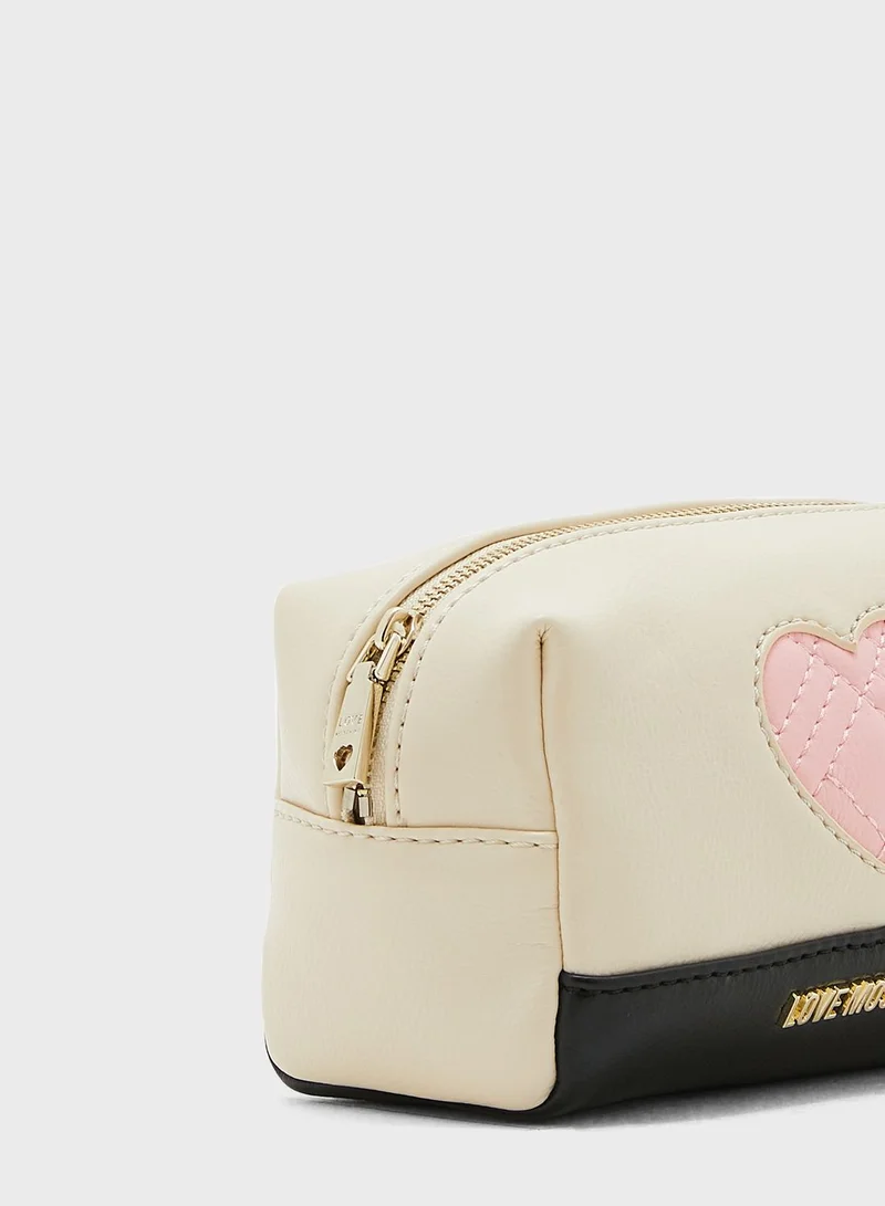 Love Moschino Zip Closure Purse