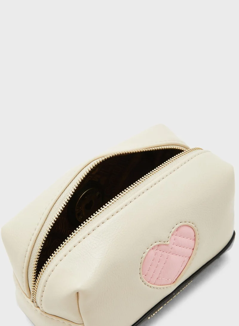 Love Moschino Zip Closure Purse
