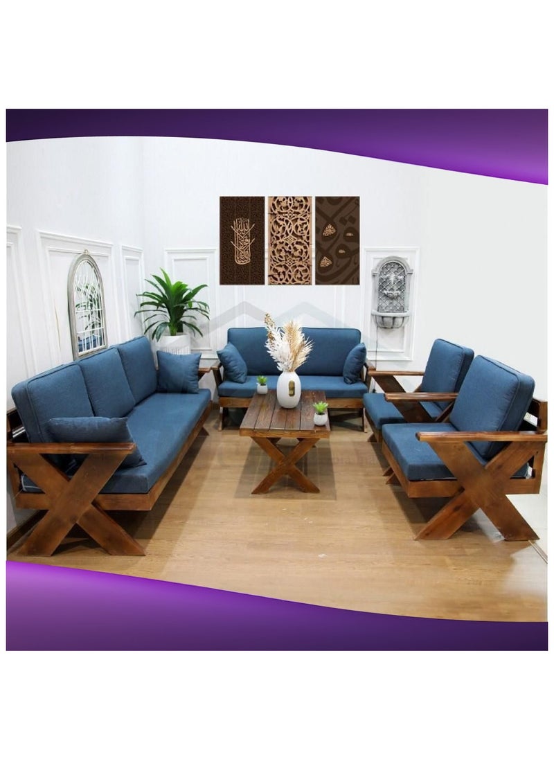 Other Manufacturer 5-piece outdoor seating for 7 people with table 