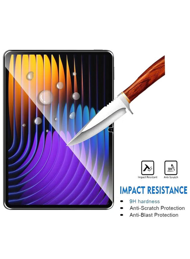 REWO Xiaomi Pad 7 Screen Protector 2-Pack,HD Clarity Tempered Glass Screen Protector Film Scratch Resistant Bubble Free, High Transparency, Delicate Touch Screen Protector For Xiaomi Pad 7 - Image 2