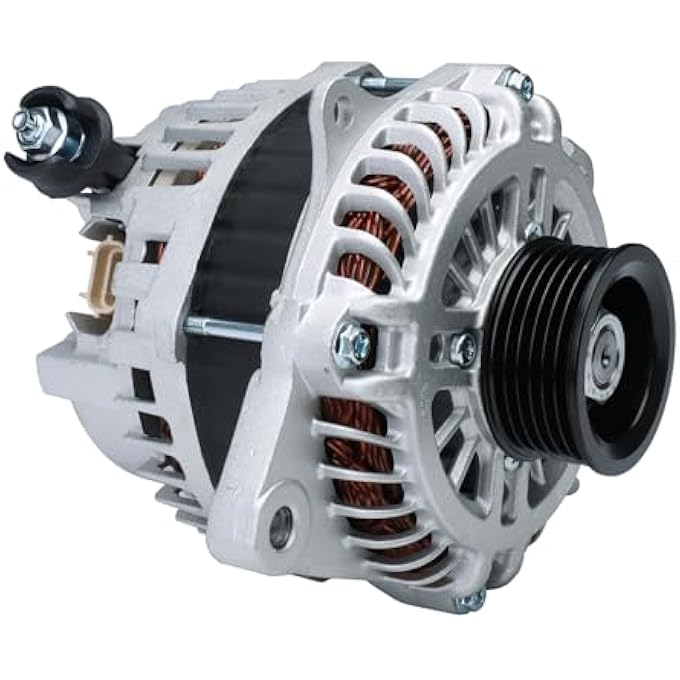 KALANBAY A3TX0091 Alternator For Ford Explorer 11-12, Edge 11-13, Flex 09-10, Taurus 10-12, Taurus X 08-09 & Lincoln MKX 11-13, MKS 09-12, MKT 10-12, 3.5L 3.7L, 12V 175A CW 6-Groove Pulley - Image 1