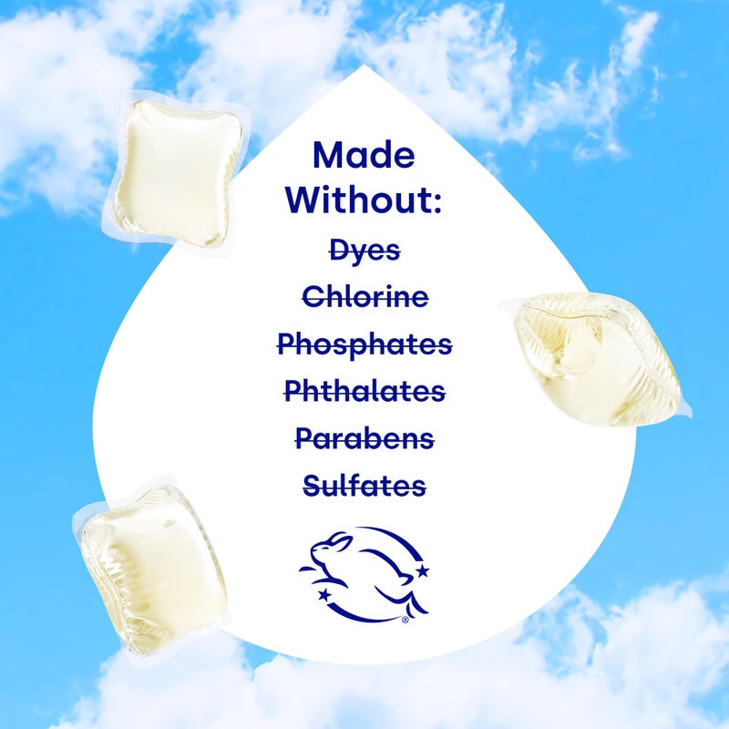 Dropps Odor & Stain Laundry Detergent Pods, Crisp Breeze (64 Count) - Powerful Laundry Pods | Complete Clean Laundry Soap | Fights Odors & Stains | Clean Ingredients | Plastic Free Packaging - Image 5