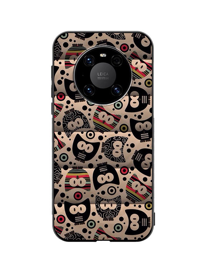 VR CREATIVE Protective Case Cover For Huawei Mate 40 Cartoon Owl Design Multicolour - Image 1
