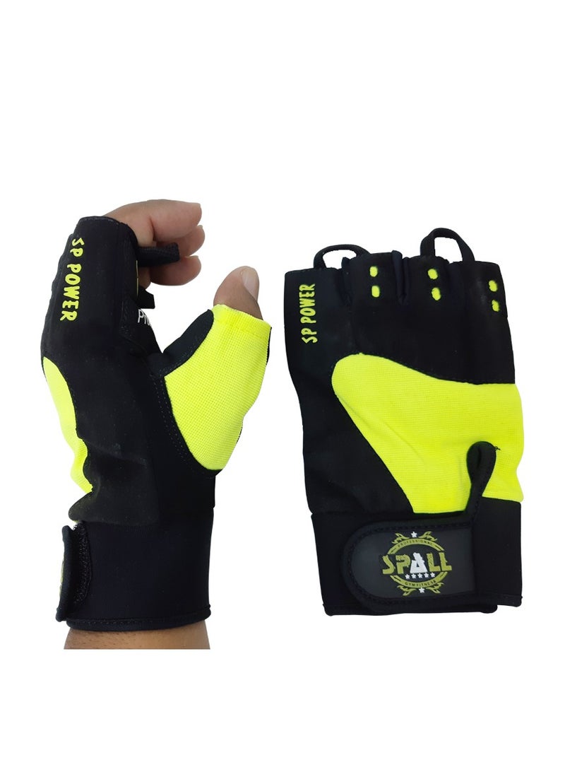 سبال قفازات رفع الأثقال في صالة الألعاب الرياضية من أجل تمارين رفع الطاقة واللياقة البدنية ورفع الأثقال والتعامل مع الدمبل وتمارين البناء الرياضية وتدريبات السحب مثالية للرجال والنساء - Image 3