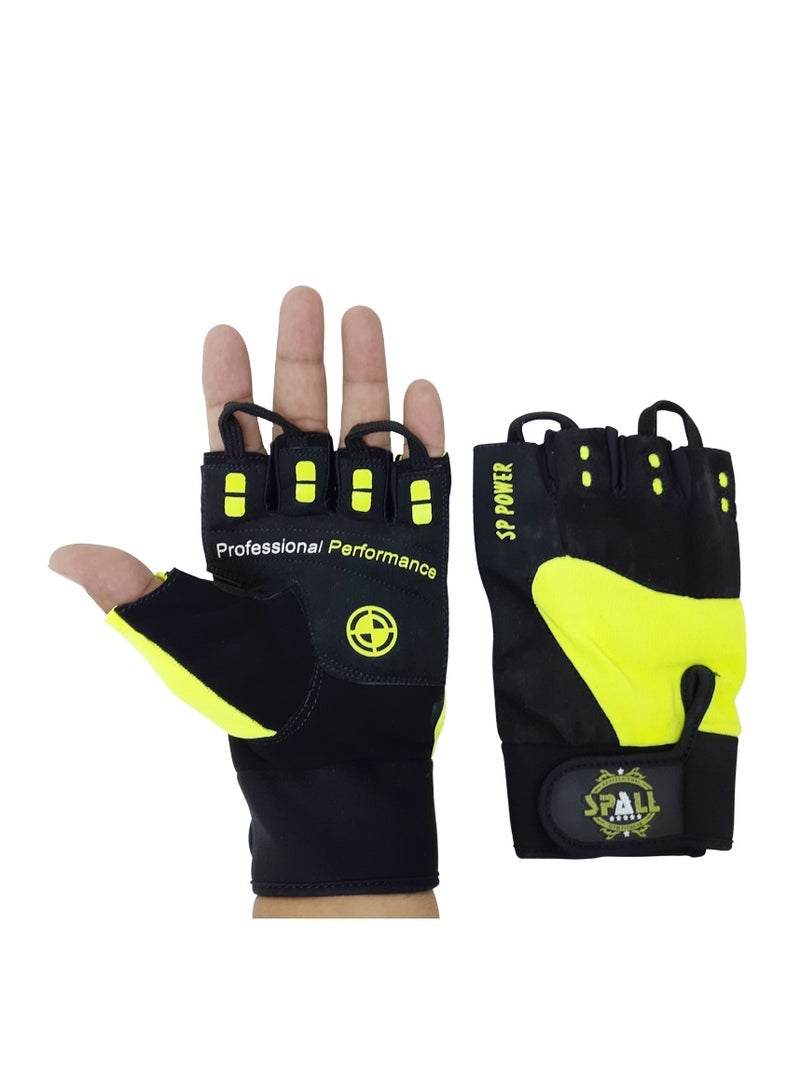 سبال قفازات رفع الأثقال في صالة الألعاب الرياضية من أجل تمارين رفع الطاقة واللياقة البدنية ورفع الأثقال والتعامل مع الدمبل وتمارين البناء الرياضية وتدريبات السحب مثالية للرجال والنساء - Image 2