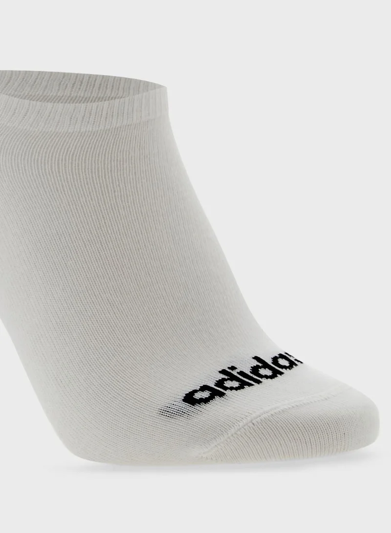 adidas جوارب تدريب بيضاء     للجنسين مقاس  - .