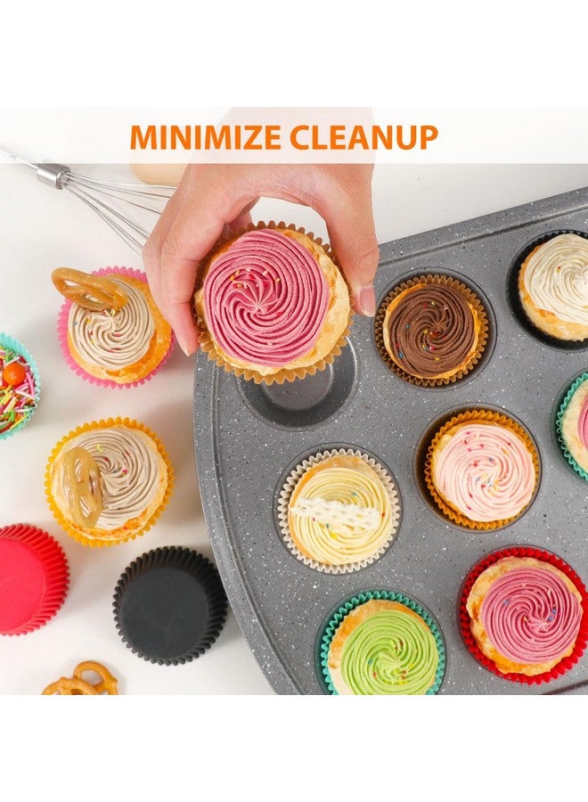 Caperci Standard White Cupcake Liners for Baking 200 Counts - Caperci Greaseproof Muffin Baking Cups for Wedding Birthday Party Baby Shower Festivals (White) - Image 5