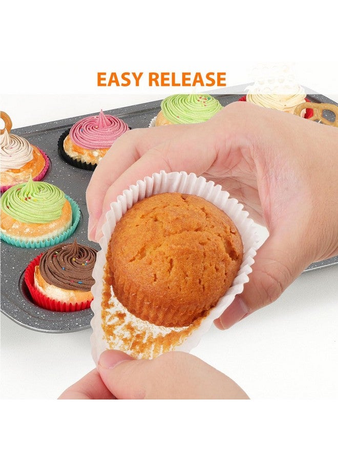 Caperci Standard White Cupcake Liners for Baking 200 Counts - Caperci Greaseproof Muffin Baking Cups for Wedding Birthday Party Baby Shower Festivals (White) - Image 3