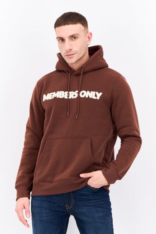 Men Hooded Long Sleeve Brand Logo Sweatshirt, Dark Brown - pzsku/ZE3DF2F07B9904CC83F87Z/45/1747054071/b3739204-469a-4400-a492-7c15db2e0575