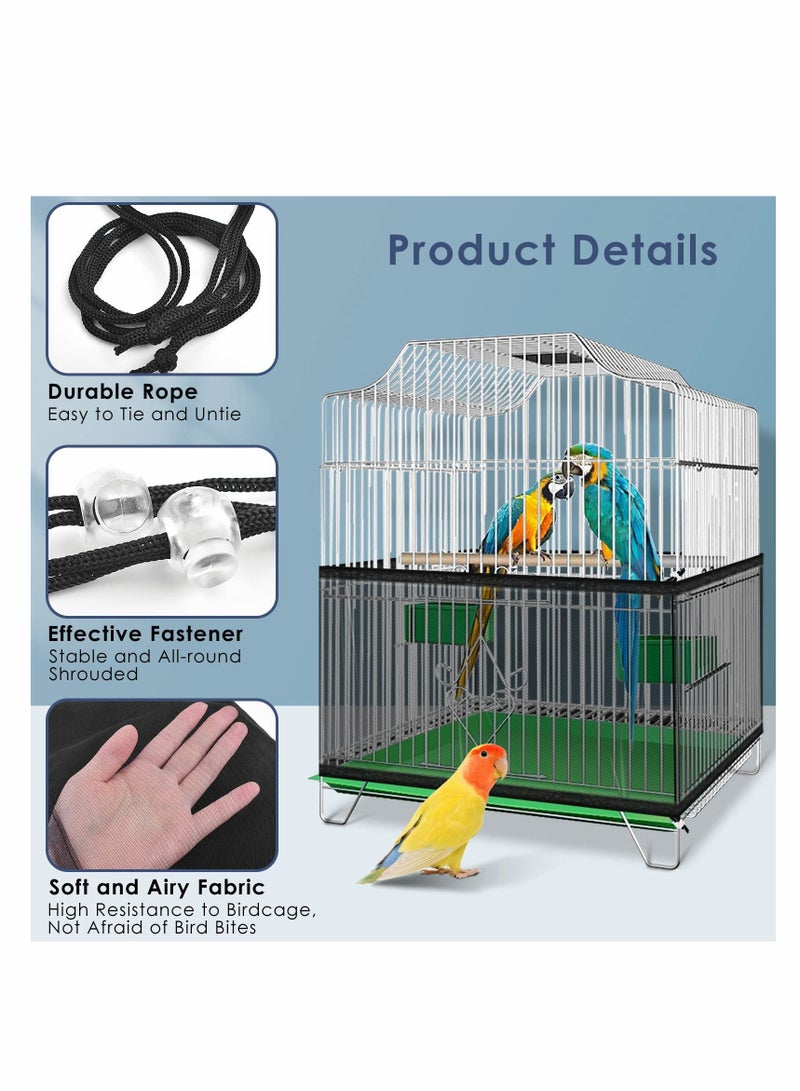 Generic Breathable Nylon Mesh Bird Cage Cover for All Sizes - Protect Your Pets with Style  - Image 5