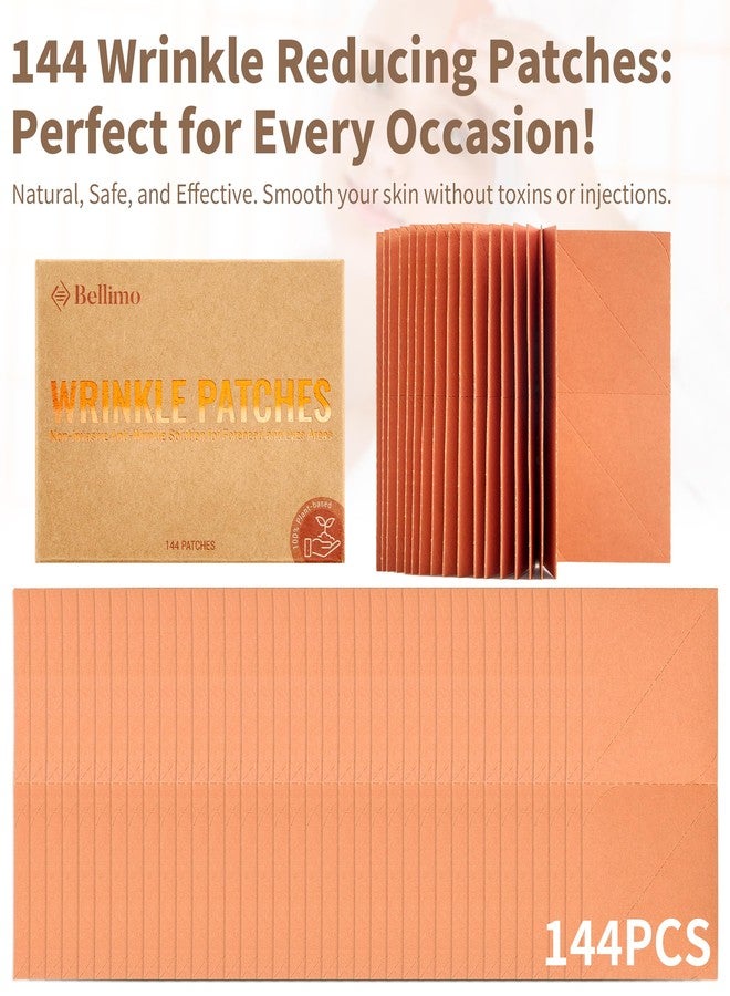 HUGROSE Forehead Wrinkle Patches Overnight, 144 Count Anti Wrinkle Patches for Smooth & Soften Horizontal & Eleven Lines, Natural Facial Patches, Safe & Effective, with Thick Kraft Paper and Self-Sealing Bag - Image 5