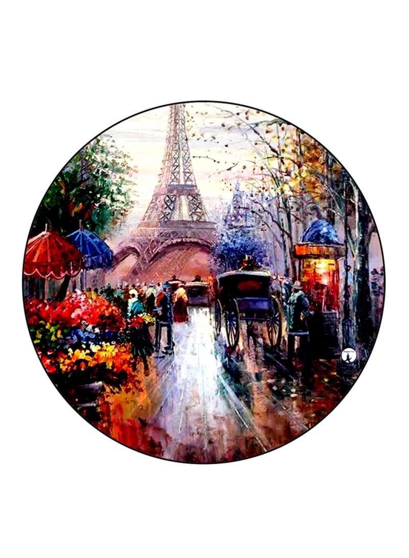 RKN Eiffel Tower Printed Mouse Pad Multicolor