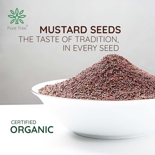 Pure Tree Certified Organic Mustard Seeds Small | 100 g | Black Small Mustard Rai Seeds Small | Sasive seeds Whole Kali Rai Dana | Sarson dana Indian Spice Gluten Free - Image 5