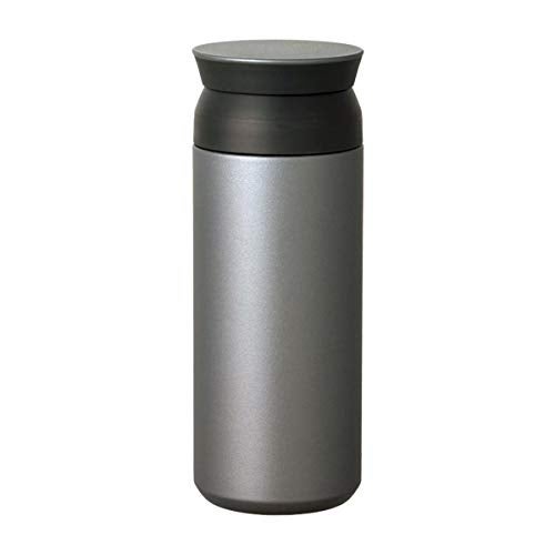 KINTO 20948 Travel Tumbler, 16.9 fl oz (500 ml), Silver, Double Wall Vacuum Construction, Heat and Cold Retention - Image 1