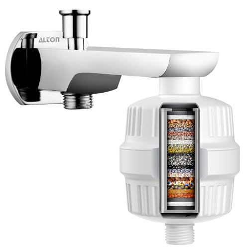 ALTON FLT40110, 15-Stage Shower and Tap Filter for Hard Water | Water Softener for Bathroom | Hard Water Filter | White - Image 1