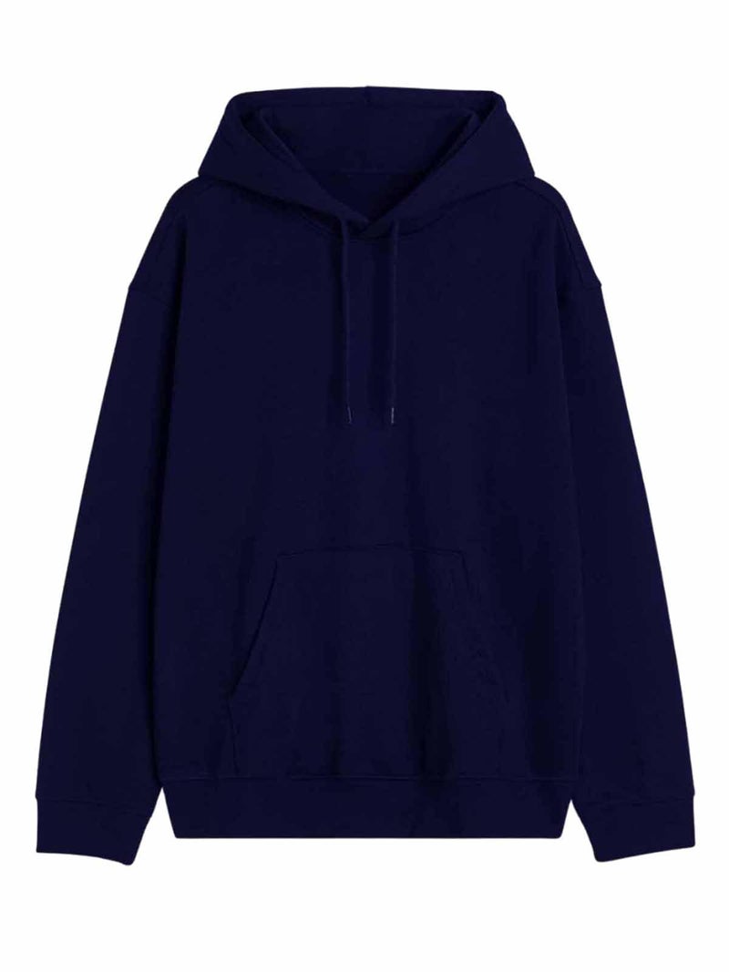 JUNEBERRY Women's Fleece Hooded Sweatshirt (Jb_W02_Navy_XXL_Navy_2XL) - Image 1