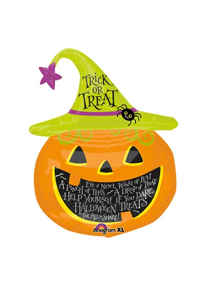 Anagram P35 Witch Hat Pumpkin Supeshape Balloon 31In 