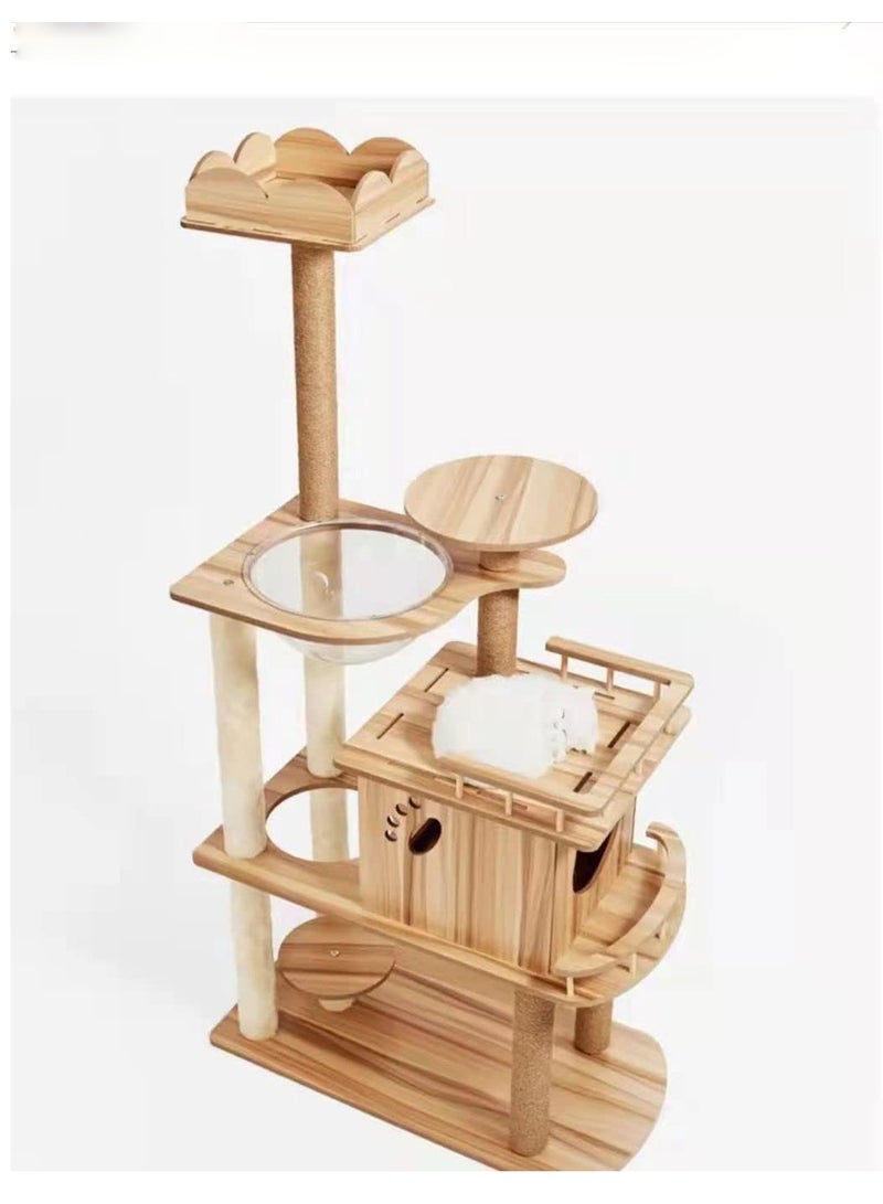 MONOGUE Cat Tree with Sisal Scratching Posts Cat Play House and Rest Place Tower for Cats - Image 4