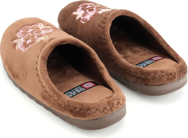 Gezer Women's Winter Floral Patterned Home Garden Gondola Slippers