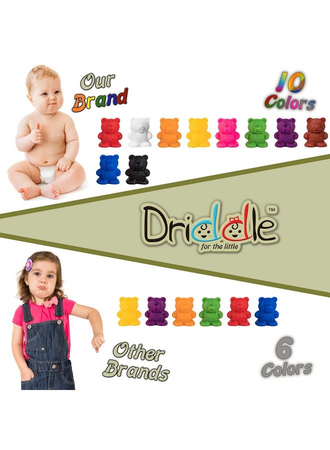 Driddle Colorful Counting Bears with Matching Cups - 100 Bears - Sort, Count & Color Recognition Learning Toy for Toddler & Kids - Montessori Education - Preschool Game - Image 3