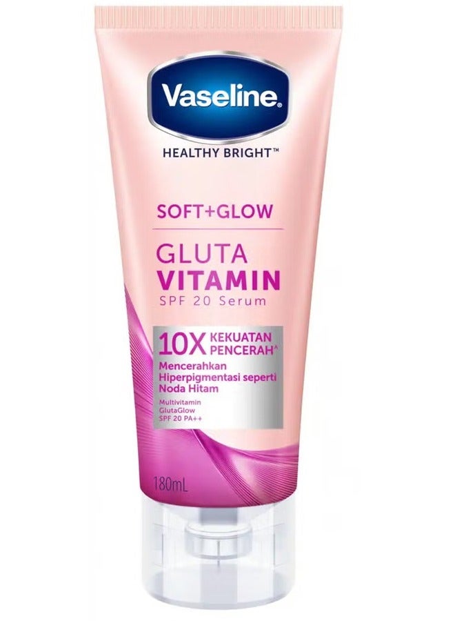 Vaseline Soft Glow Gluta Body Serum SPF 20 Niacinamide 180 ml - Image 1