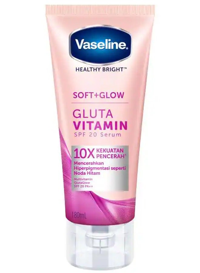 Vaseline Soft Glow Gluta Body Serum SPF 20 Niacinamide 180 ml - Image 3