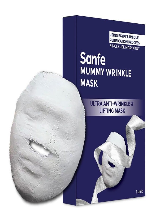 Sanfe Mummy Mask | Moisturizing Face Mask for Deep Hydration, Tightens & Firms Skin | Shrinks Pores | Anti-Wrinkle for Smooth Skin | Bio Collagen Overnight Face Lifting & Rejuvenating Pack - Image 1