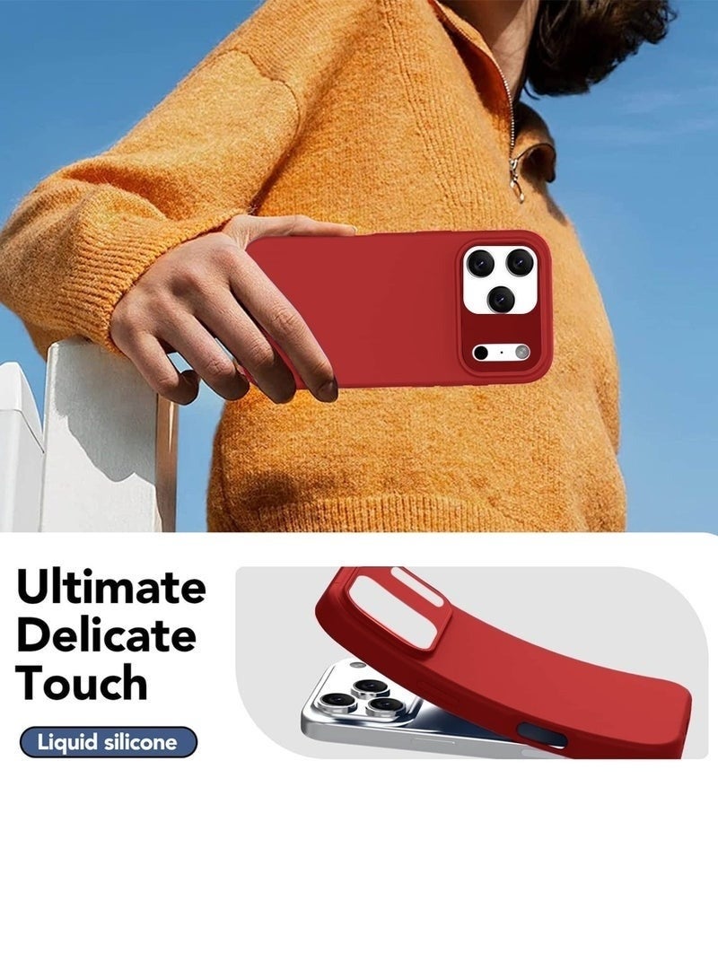 ACLIX iPhone 17 Pro Max Silicone Case 2025 Soft Slim Shockproof  Vibrant Red - Image 5