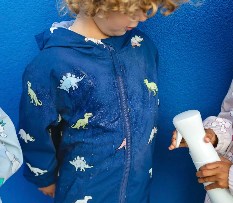 هولي وبو Kids dinosaur colour changing raincoat