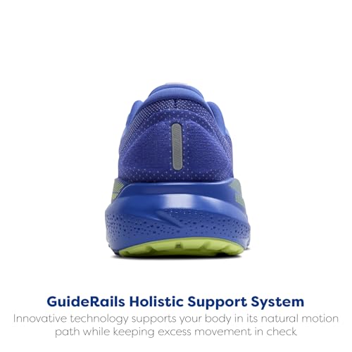 Brooks Women’s Adrenaline GTS 24 Supportive Running Shoe - Amparo/Thistle/Yellow - 7.5 Medium - Image 3