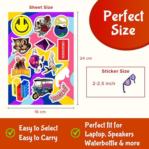 CodersParadise - Pack of 250+ Laptop Stickers Random - Stickers for Laptop, Journal, Bike Helmet, Diary, Guitar, Mobile - Waterproof Residue Free - Image 4