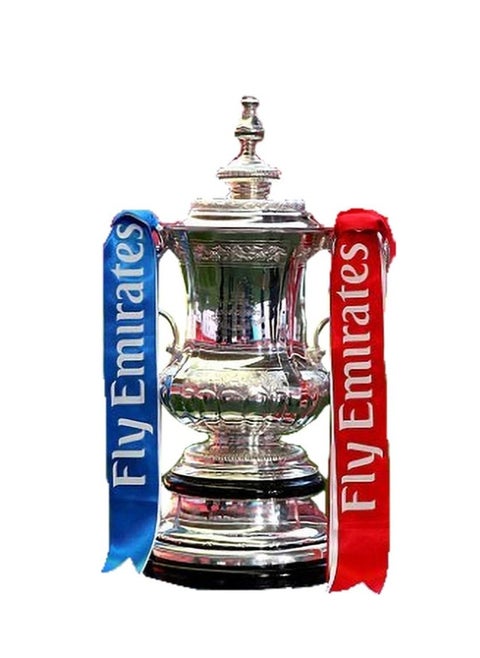 1: 1 The FA Cup - Trophy replica, a men 's elimination football cup named and hosted by the English Football Association,16.9inch