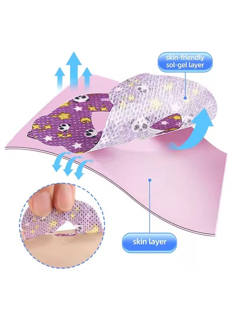 60 Pieces Sleep Patch Stop Snoring Mouth Tape Gentle Mouth Band Reduces Mouth Breathing Improves Nighttime Sleep and Provides Immediate Snoring Relief - Image 2