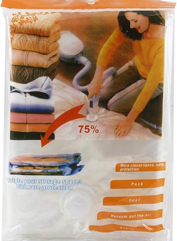 Bags for storing clothes and blankets, large size 110 x 80 cm, air suction ( one piece ) - Image 3