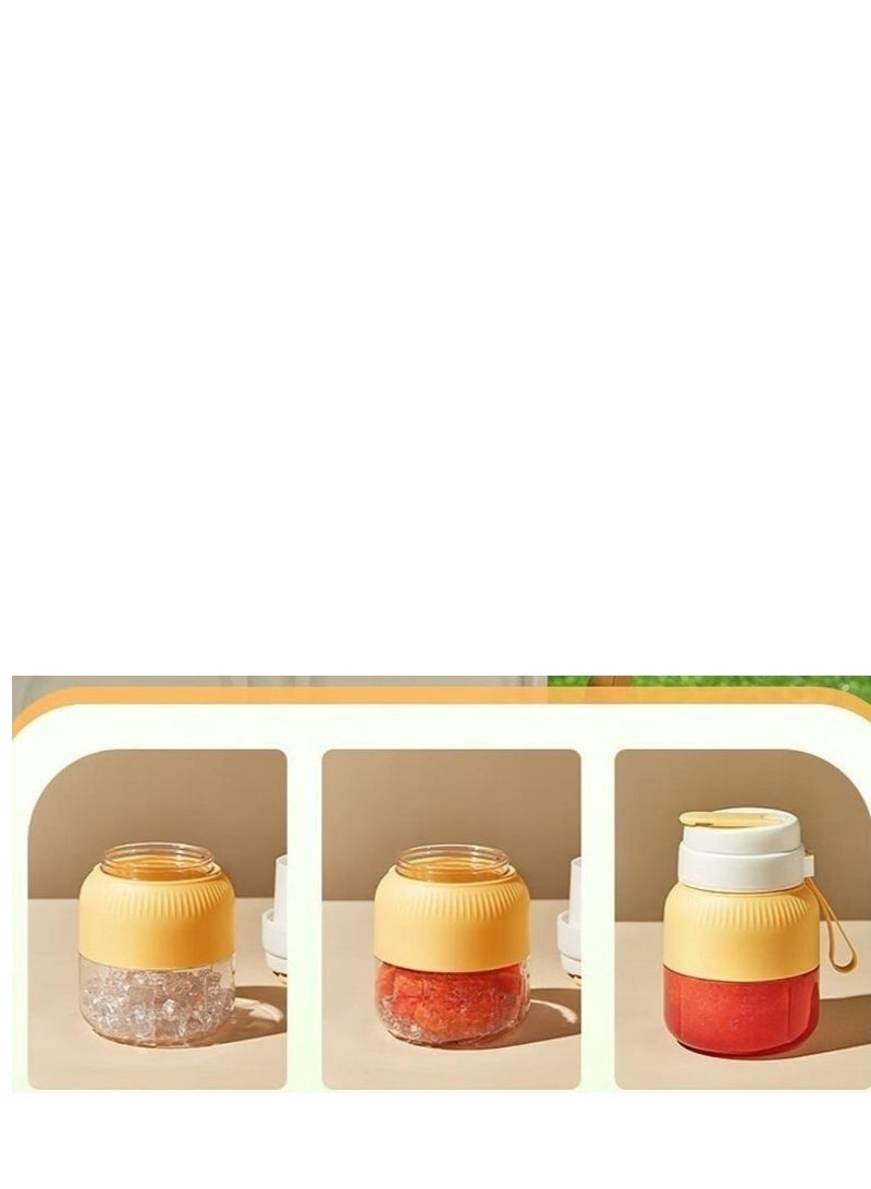 JIMI 800ML Juicer Multi functional Electric Juice Cup Large Capacity Portable Blender Juice Cup Creative Gift  - Image 2