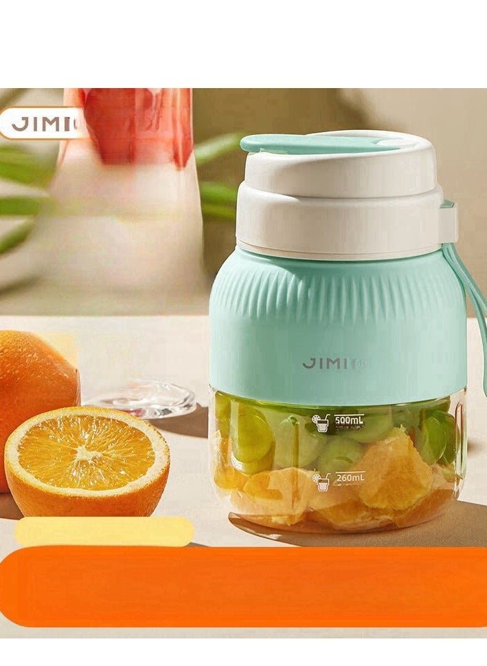 JIMI 800ML Juicer Multi functional Electric Juice Cup Large Capacity Portable Blender Juice Cup Creative Gift  - Image 1