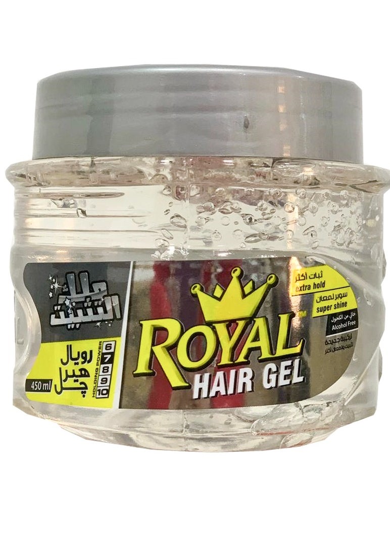 Royal - Royal Hair Gel Extra Hold 450Ml White - Image 1