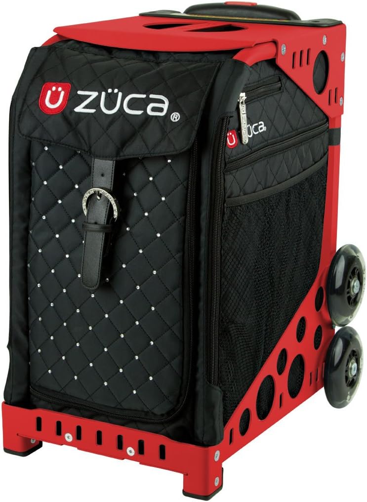 ZUCA Bag Mystic Insert  Red Frame w Flashing Wheels